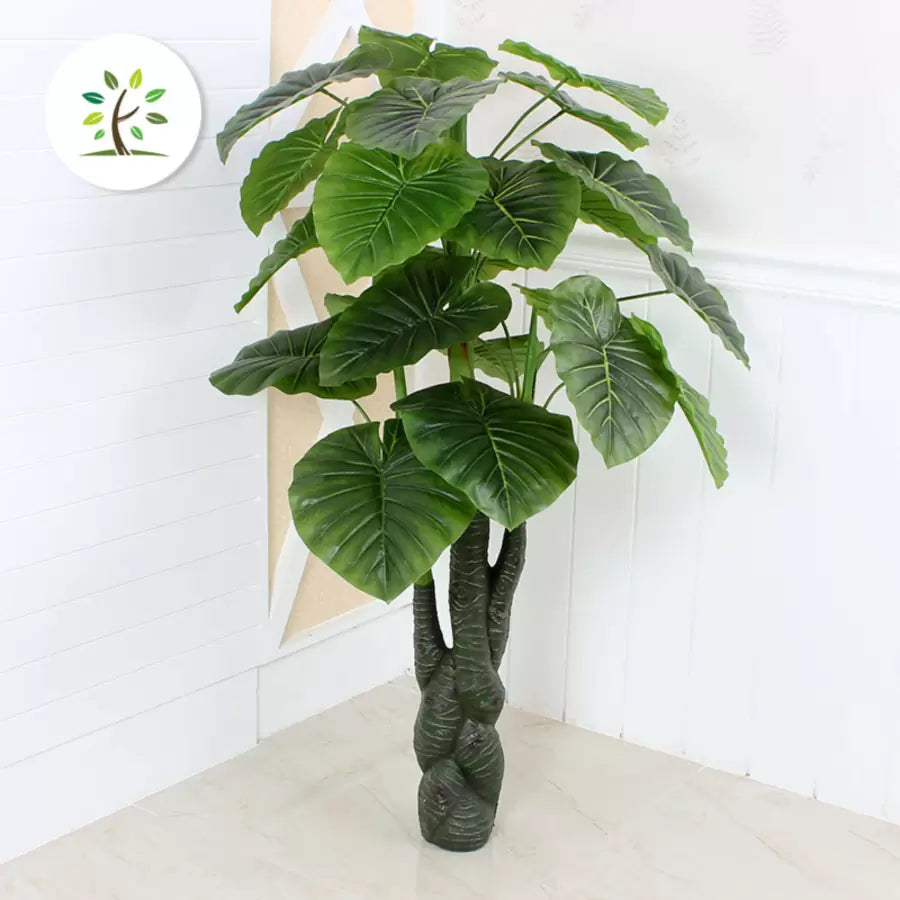 Umělá rostlina alocasia odora, bez hrnců, 150 cm zelená