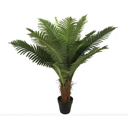 Palm umělá rostlina bez hrnců 90 cm zelená