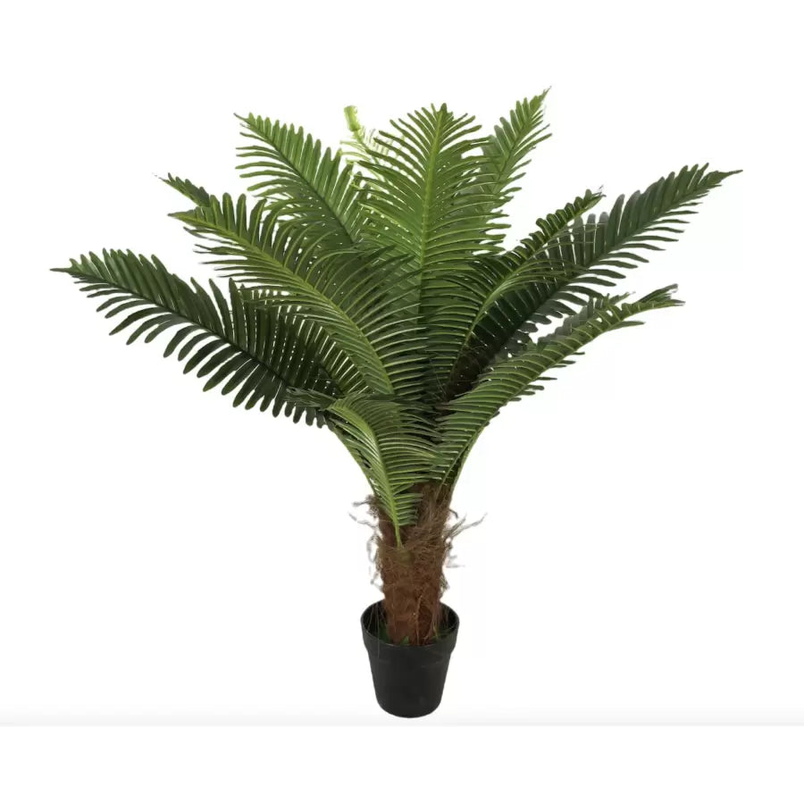 Palm umělá rostlina bez hrnců 90 cm zelená