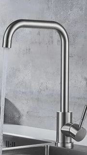 Baterie kuchyně monochandy pivotování otočné kazety z nerezové oceli saténové kování Fixování soupravy zahrnující CF002