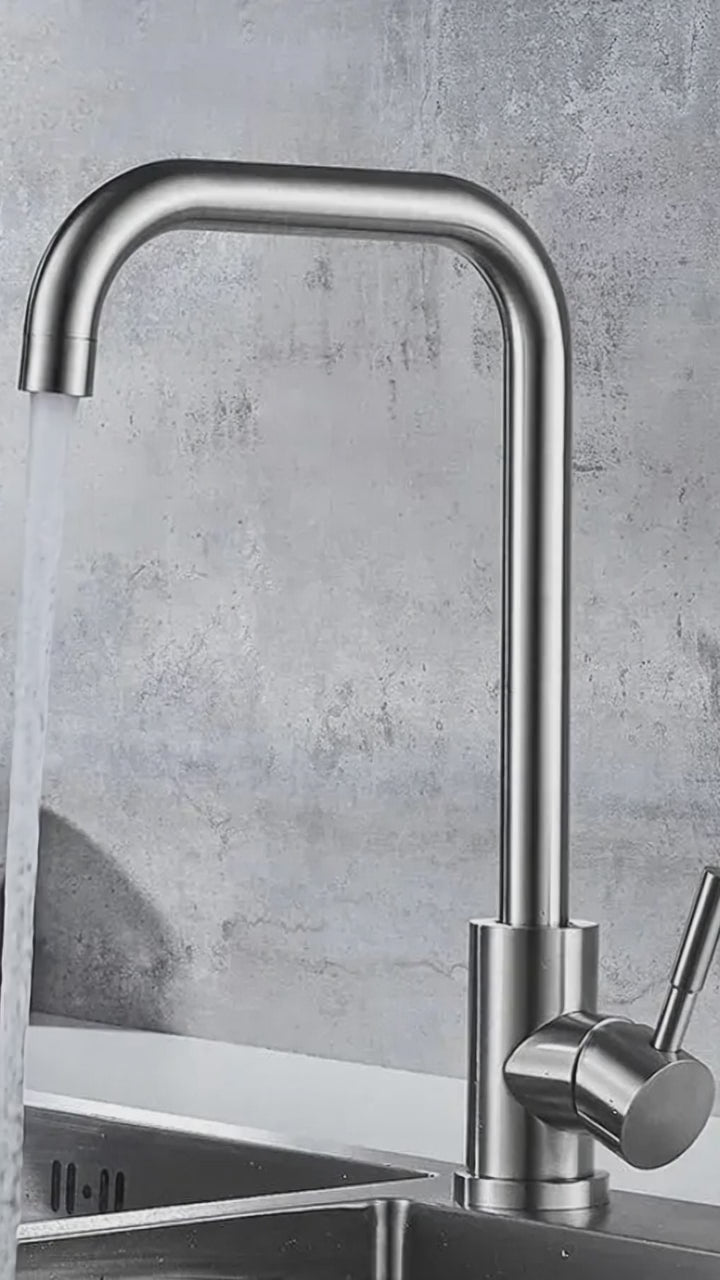 Baterie kuchyně monochandy pivotování otočné kazety z nerezové oceli saténové kování Fixování soupravy zahrnující CF002