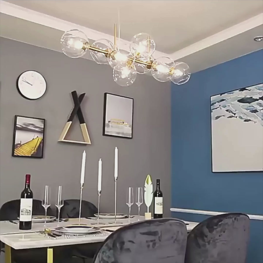 Kulaté, skromné velké, 8xe27, zlato, kov