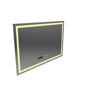 Mirror LED obdélníkový 120x80cm vérité Motionglow Marcello, deaktivační systém, teploměr a hodiny, daimable