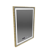 Zrcadlo LED obdélníkový 60x80cm Verite Royale Gold Motiongllow Marcello Dimable Hoding Dezontace