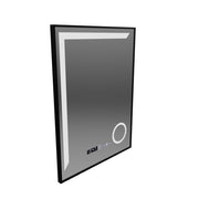 LED zrcadlové senzor pohybu Francesca 80x60 cm Studené světlo/studená/neutra Dimable System Debrosting Clock Marcello Funghhi Collection