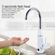 Okamžitý elektrický kohoutek pro horkou vodu, LCD displej, bílá, LZ-501X