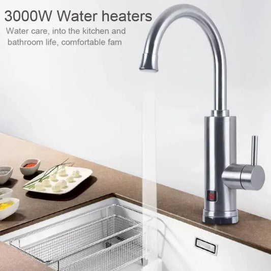 Okamžitý elektrický kohoutek pro horkou vodu, LCD displej, Chrome, LZ701SS