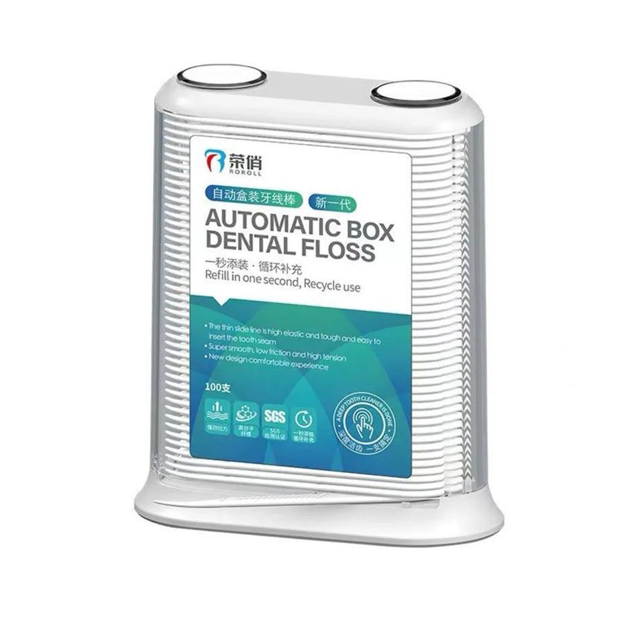 Nastavte 100 ks párátka s dentální nití s likvidační krabicí