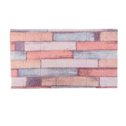 Set 10D 3D Self -Adhesive vícebarevné cihly měkké pěny, 77 cm x 70 cm x 6 mm