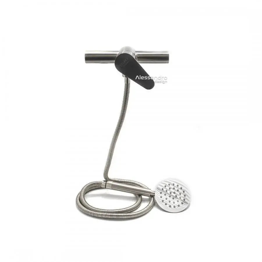 Sada baterie a hadice, nerezová ocel 304, satén, ly011