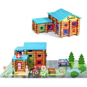 Nemocnice typu hádanky, 240 kusů, vícebarevné, dřevo