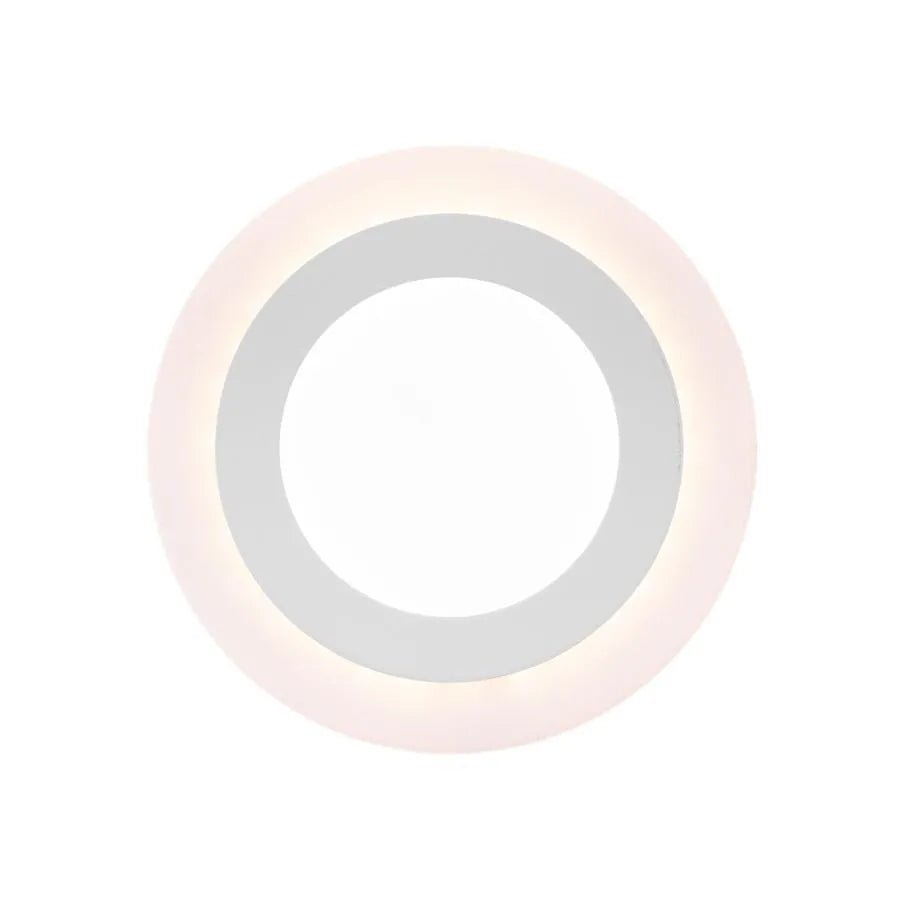 Kulatý LED spot, 9W, 3000k/6500k, tři funkce, bílá, bílá