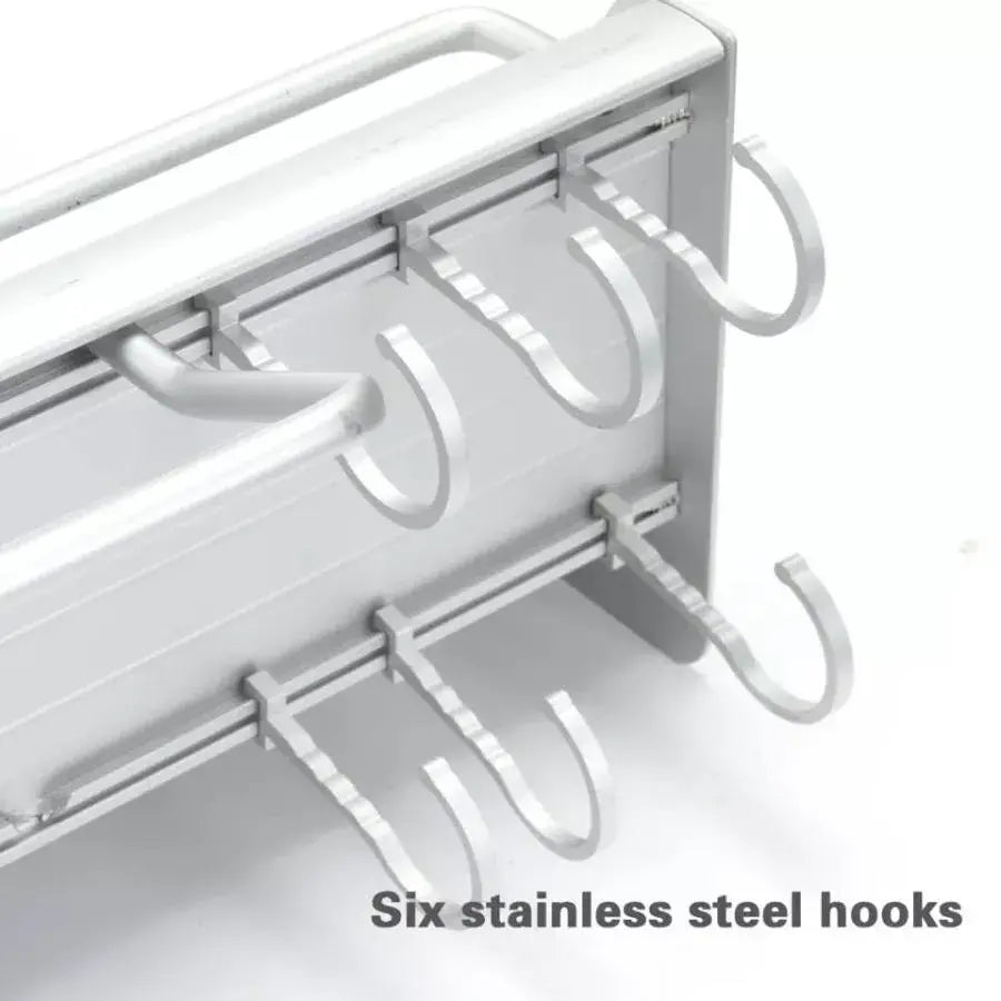 Kovová podpora kuchyňských náčiní, satén, kov