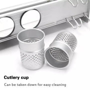 Kovová podpora kuchyňských náčiní, satén, kov