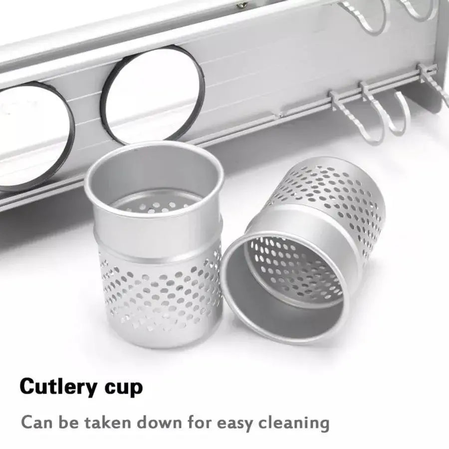 Kovová podpora kuchyňských náčiní, satén, kov