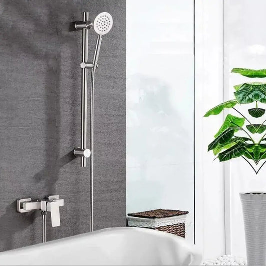 Podpora para sprchy, nerezová ocel 304, satén, pj009