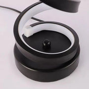 LED LED lampa 38W, silikon a kov, černá