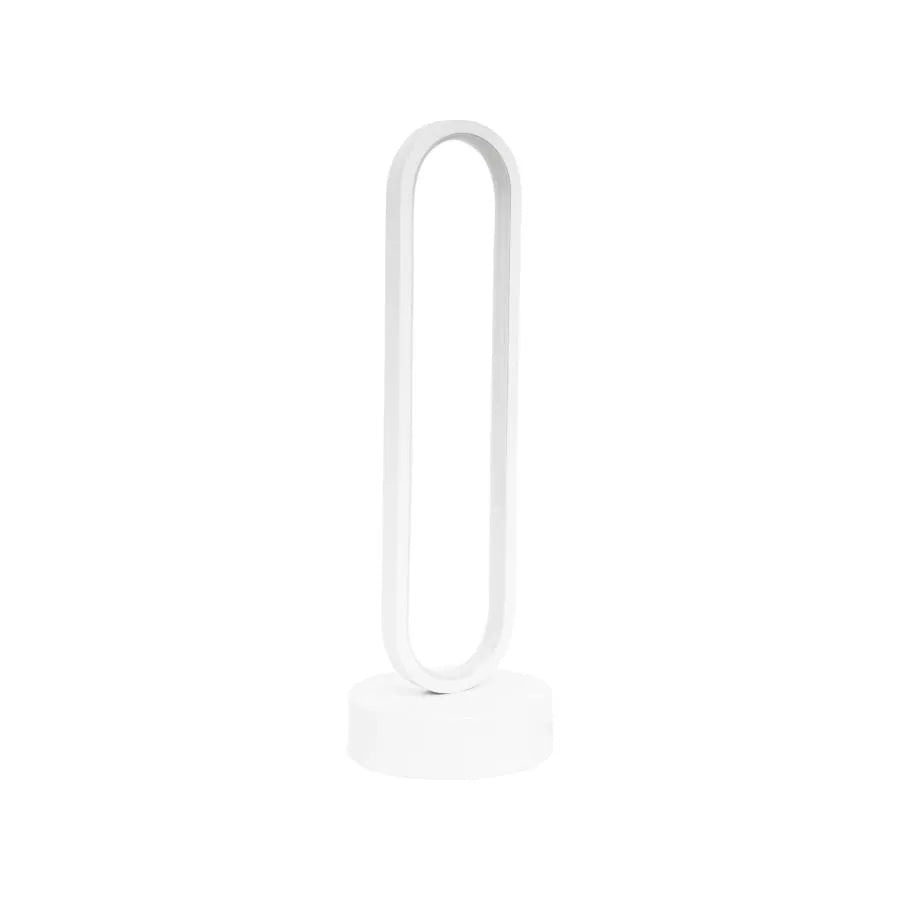 LED LED Creatis Lamp, 30W, studené/horké/neutrální světlo, kov a akrylové, bílé