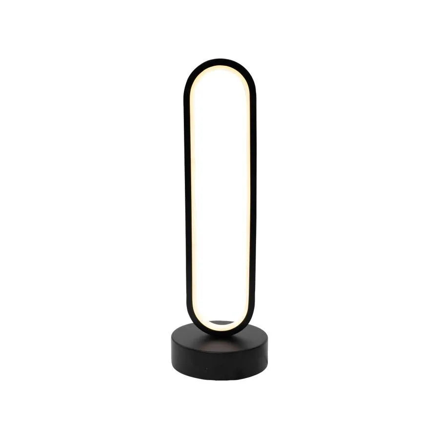LED LED Creatis Lamp, 30W, studené/horké/neutrální světlo, kov a akrylové, černé