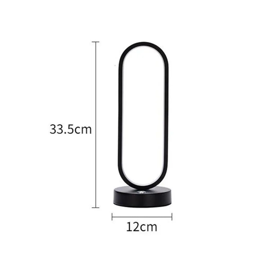 LED LED Creatis Lamp, 30W, studené/horké/neutrální světlo, kov a akrylové, černé