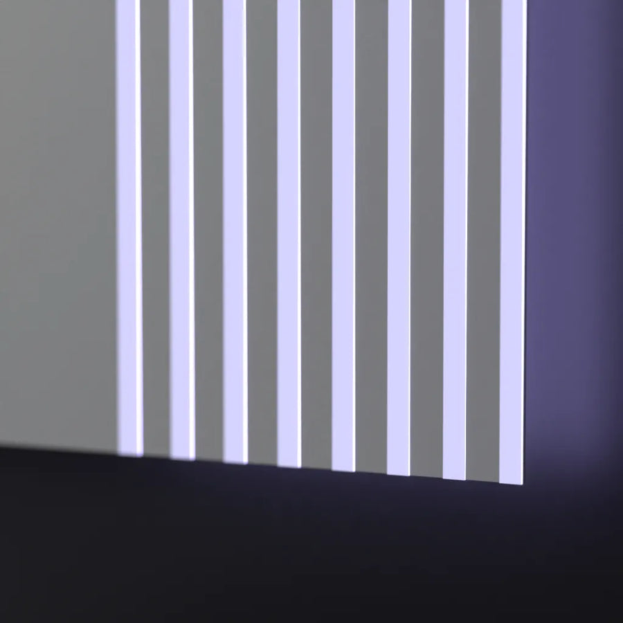 Obdélníkové LED zrcadlo, 80x60cm, Infinity Frame Basic Touch