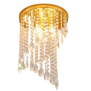 Crystal Ottavio Chandier, průměr 25 cm, 2*E14, kov, zlato