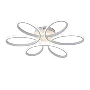 LED lustr s dálkovým ovládáním ELIZA, 65W, Studené/Teplé/Neutrální světlo, Stmívatelné, Bílá