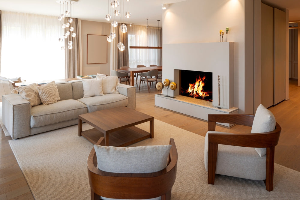 Amenajare living cu șemineu – cum creezi un spațiu cald și elegant