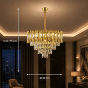 Candelabru Cristal HAMPTON Nobile 5xE14, Diametru 40cm, Auriu Lucios, Inaltime Reglabila - 01_CC8926-400GDT.png