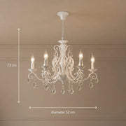 DELLI SANTI Lustr 6xE14, Průměr 52cm, Bílý, Nastavitelná výška - 01_LC130-6WH.png