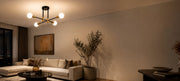 Gentile modernistický lustr, 4x E27, černo-zlatý, moderní design - 01_LC362-4BKGD.png