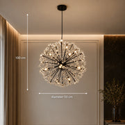 PETERHOF Křišťálový lustr Elegance, Ø50cm, 18x G4, Průměr 49cm, Černá - 02_CC167-400BK.png