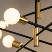 Gentile modernistický lustr, 4x E27, černo-zlatý, moderní design - 02_LC362-4BKGD.png