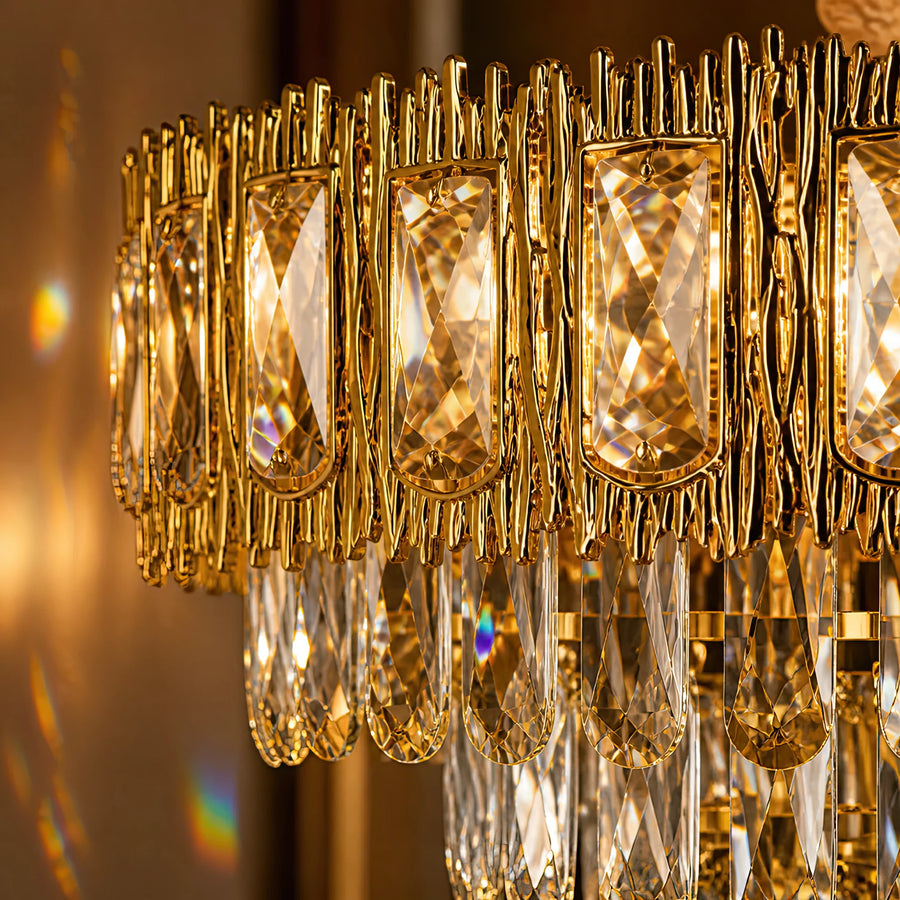 Křišťálový lustr BELVEDERE Elegance 8xE14, Průměr 50cm, Lesklá zlatá, Nastavitelná výška - 03_CC912-500GD.png
