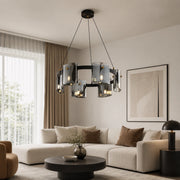 Candelabru Modern, Valmontreux Largo, 6xG9, Diametru 60cm, Negru, Inaltime Reglabila - 03_CM360-600BK.png