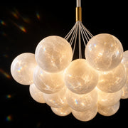 MODERNÍ Lustr, Kyvadlový typ, LOFT Bagliore, Globe, 7xE27, Nastavitelná výška, Zlatý - 03_LC816-7GD.png