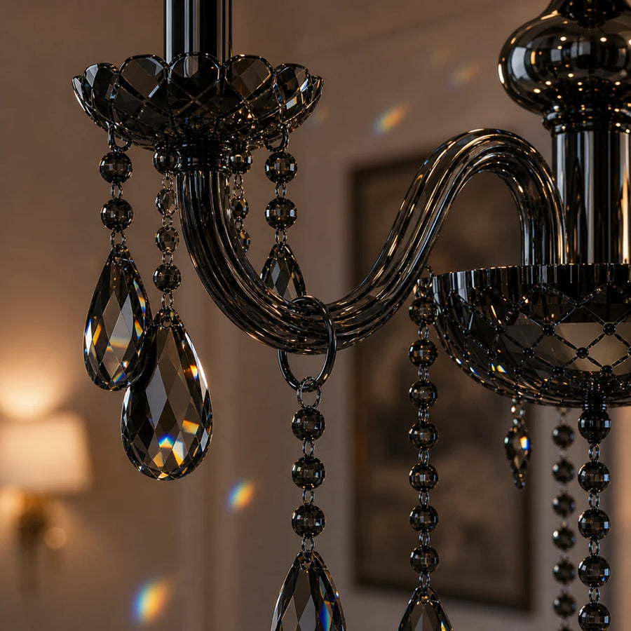 Candelabru Cristal AUGUST Eleganza, 3xE14, Diametru 48cm,  Argintiu, Inaltime Reglabila - 04_CC125-3BK.png