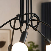 Modernistický lustr Penta 5, 5x E27, černý, moderní design - 04_LC366-5BK.png