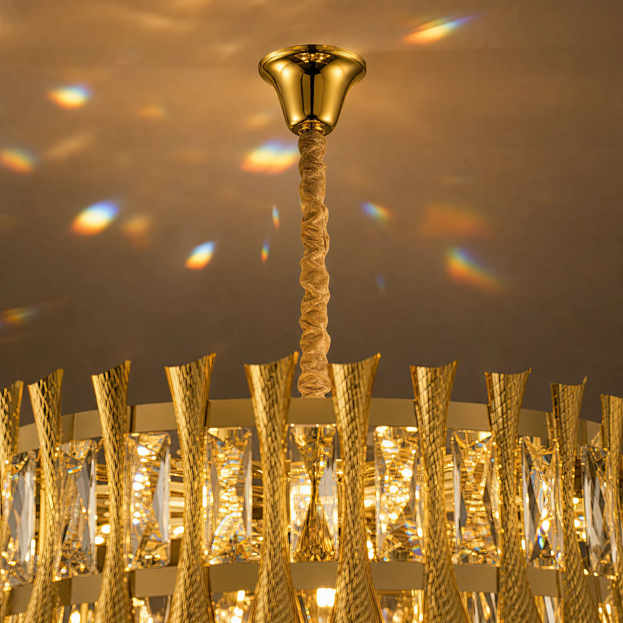Candelabru Cristal HAMPTON Nobile 5xE14, Diametru 40cm, Auriu Lucios, Inaltime Reglabila - 05_CC8926-400GDT.png
