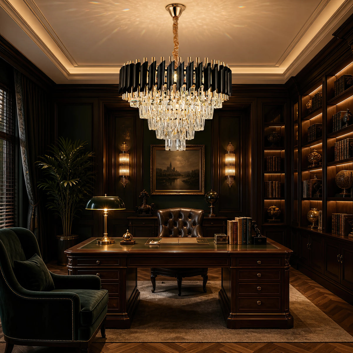 Křišťálový lustr VERSAILLES Elegance 8x E14, Průměr 50cm, Zlatý, Nastavitelná výška - 06_CC900-500GD.png