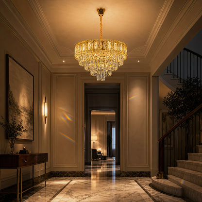 Křišťálový lustr BELVEDERE Elegance 8xE14, Průměr 50cm, Lesklá zlatá, Nastavitelná výška - 06_CC912-500GD.png