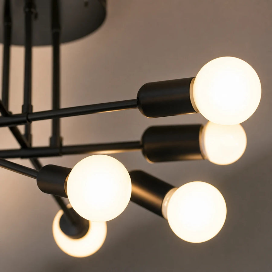 Klasický modernistický lustr Octa, 8x E27, černý, moderní design, kov, bez stínítka - 04_LC360-8BK.png