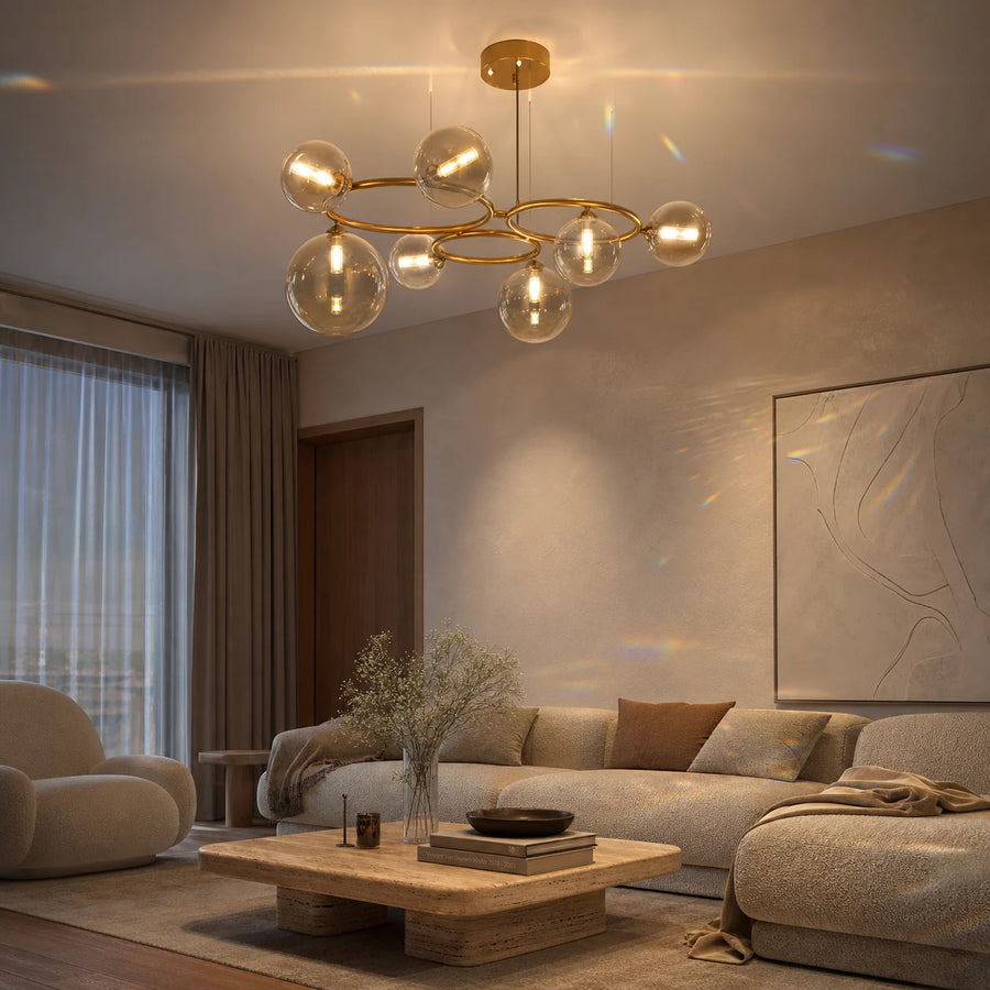 Lustra VENERE Luce, 3 Cercuri, 7xG9, Auriu, Metal , Inaltime Reglabila - 04_LC811-7.png
