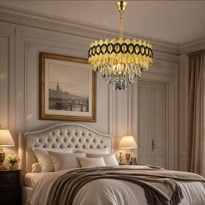 Křišťálový lustr PIERREFONDS Elegance 8x E14, Průměr 48,5 cm, Lesklý zlatý, Nastavitelná výška - 08_CC8942-500.png
