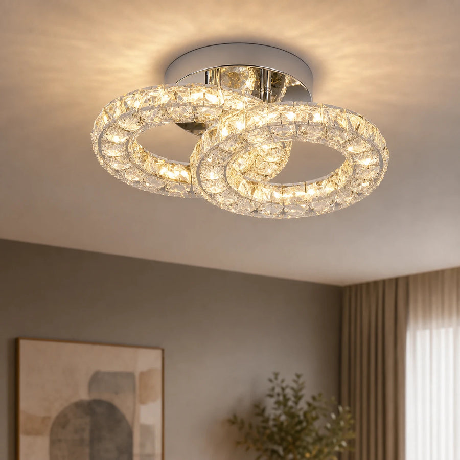LED a křišťálový lustr ZABINA 25W, 2 kruhy, studené/teplé/neutrální světlo, lesklý chrom - 08_LT062CR.png