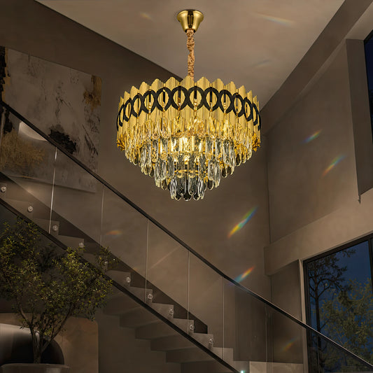 Křišťálový lustr PIERREFONDS Elegance 8x E14, Průměr 48,5 cm, Lesklý zlatý, Nastavitelná výška - 09_CC8942-500.png