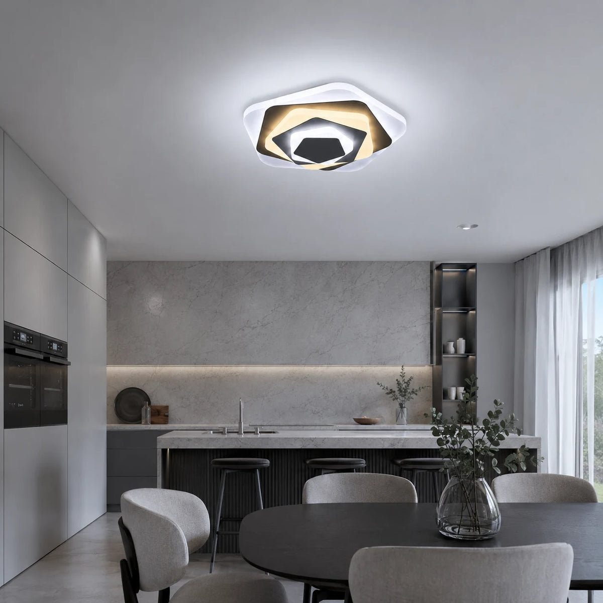 LED lustr SIENA 40W, Průměr 23cm, Studené/Teplé/Neutrální světlo, Bílá - 09_LL660WH.png