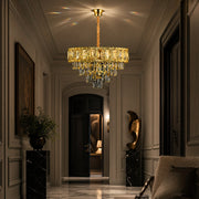 Křišťálový lustr BELVEDERE Elegance 8xE14, Průměr 50cm, Lesklá zlatá, Nastavitelná výška - 10_CC912-500GD.png