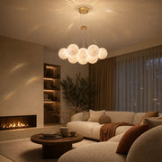 MODERN LOFT Lustr Bagliore, Globe, 9xE27, Nastavitelná výška, Zlatá - 10_LC816-9GD.png