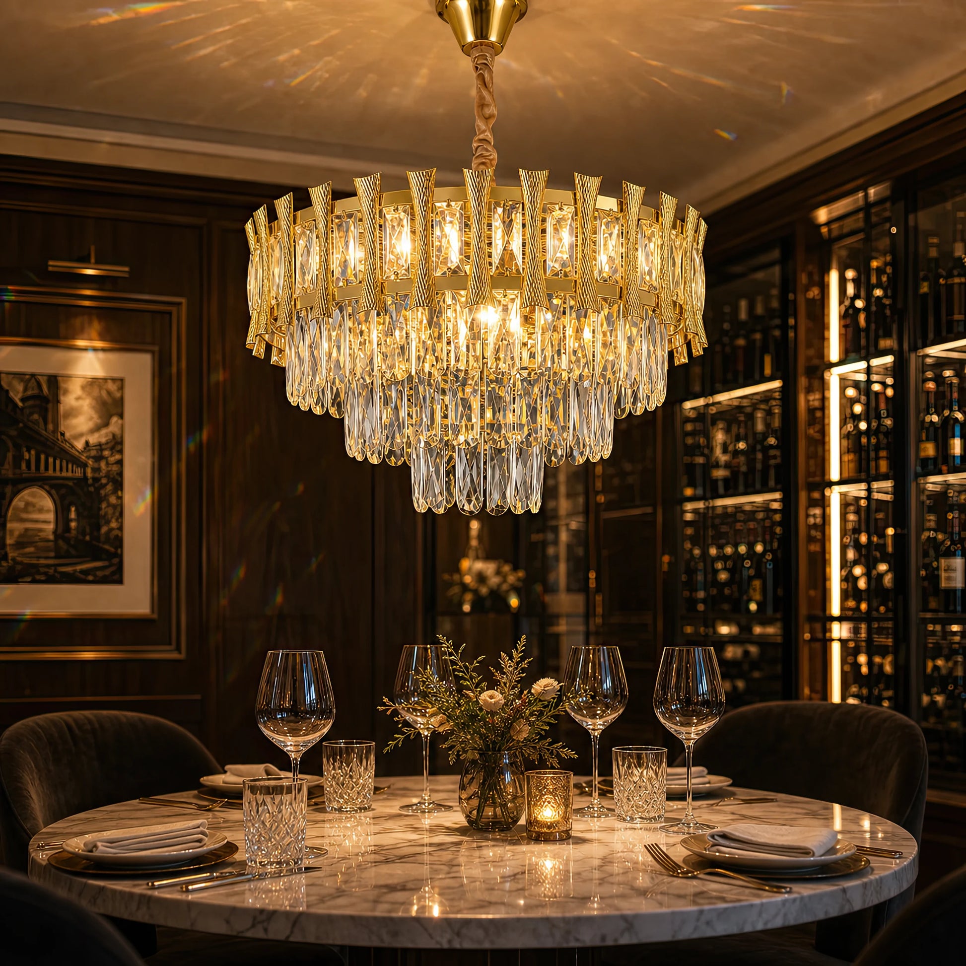 Křišťálový lustr HAMPTON Eleganza 8x E14, Průměr 49cm, Lesklý zlatý, Nastavitelná výška - 18_CC8926-500GDT.png
